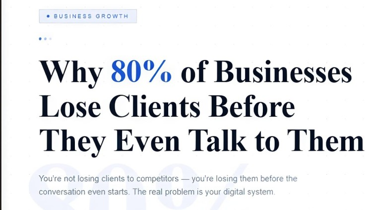 Why businesses lose clients