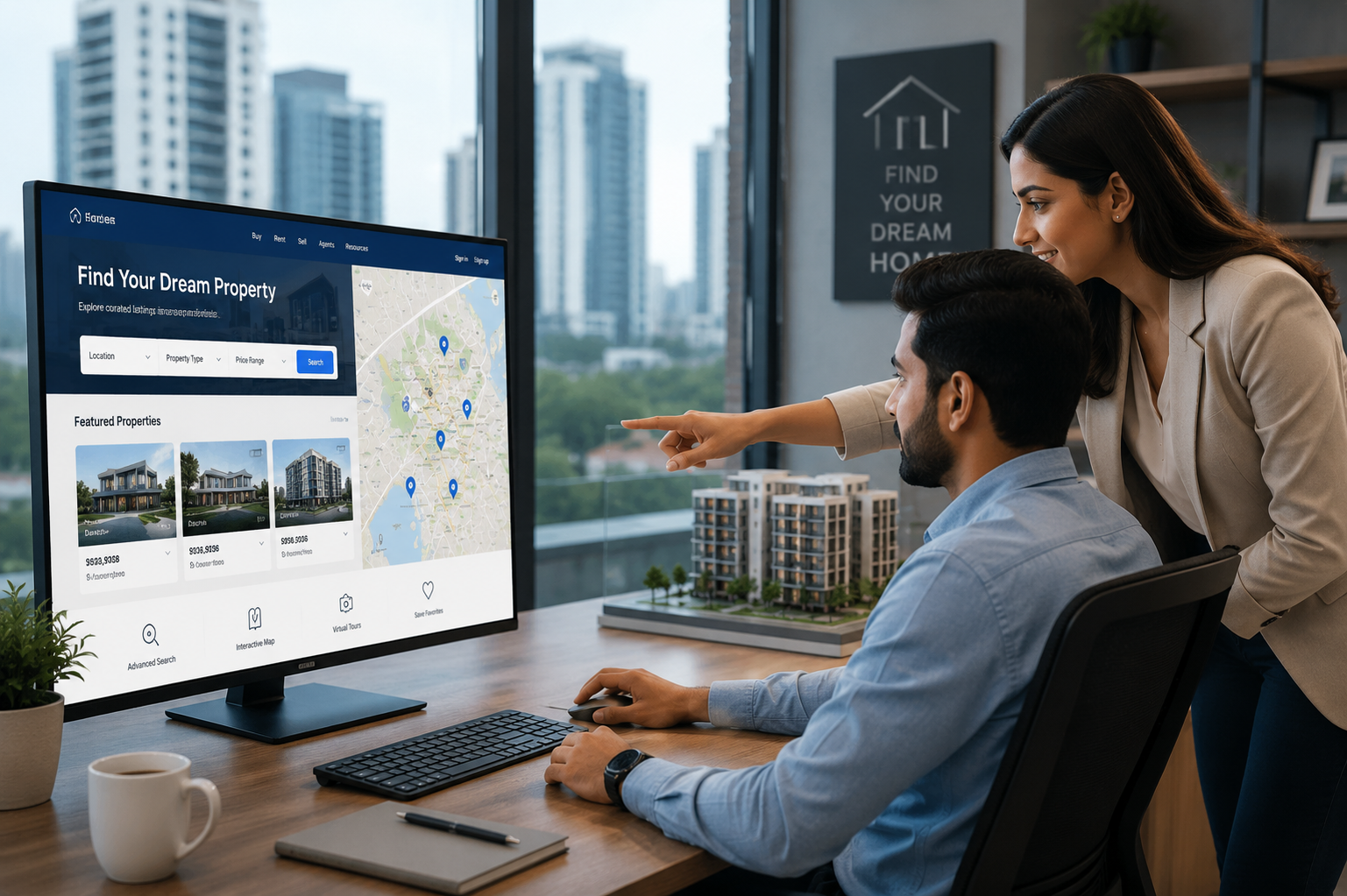 Property search and listings experience